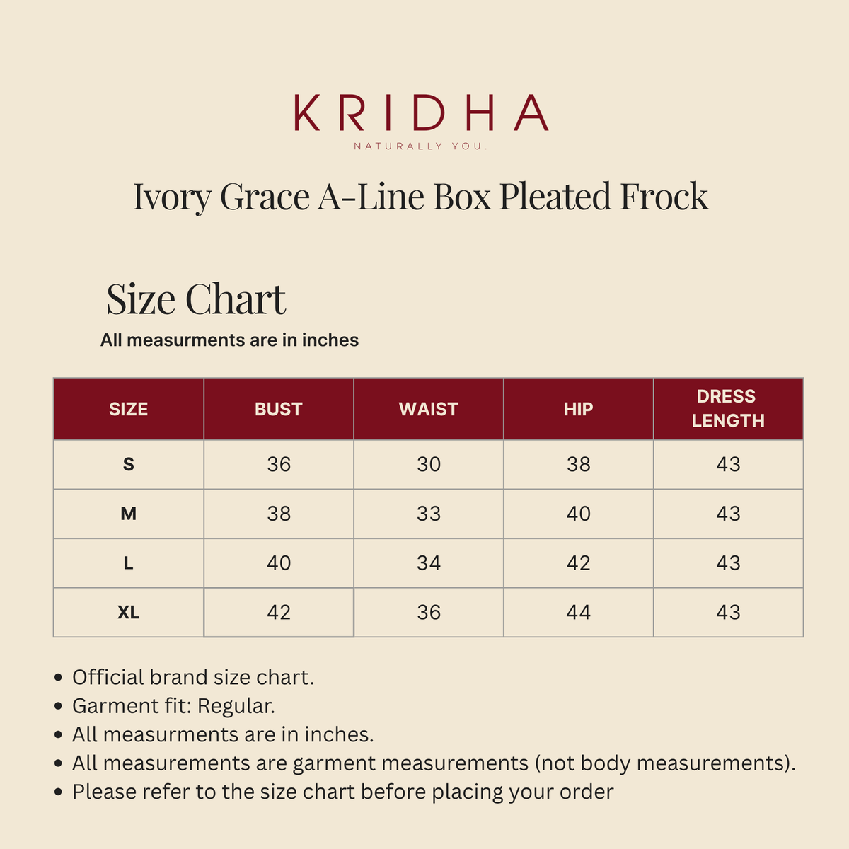 Nilaavu – Ivory Grace A-Line Box Pleated Frock