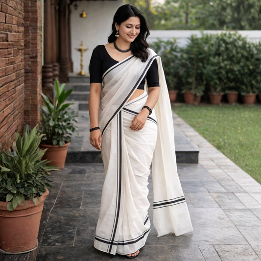 Puliyilakkara Set Mundu – Pure Cotton